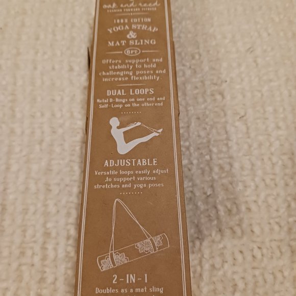 NWT!! OAK & REED YOGA STRAP - Picture 4 of 7